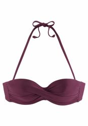 LASCANA Bügel-Bandeau-Bikini-Top Italy, mit seitlichen Stäbchen günstig online kaufen
