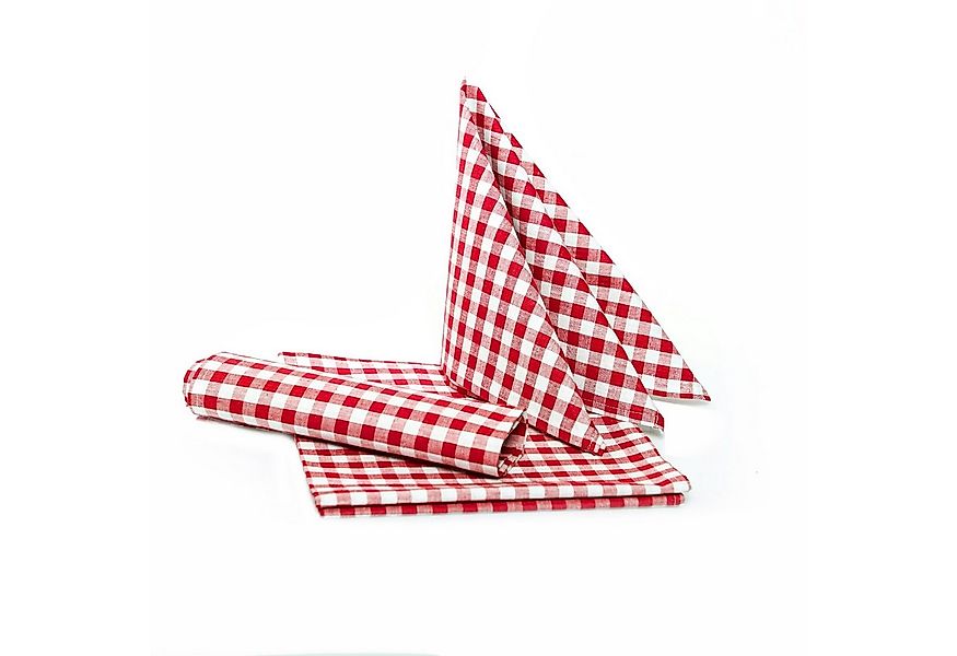 texpot Tischdecke Tischset Platzset Landhaus Karo Baumwolle Bauernkaro Vich günstig online kaufen