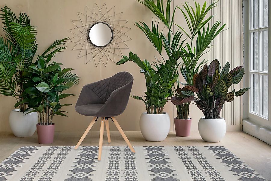 Kayoom Polsterstuhl "Stuhl Chadwick 110 2er-Set, stilvolles Design, in Natu günstig online kaufen