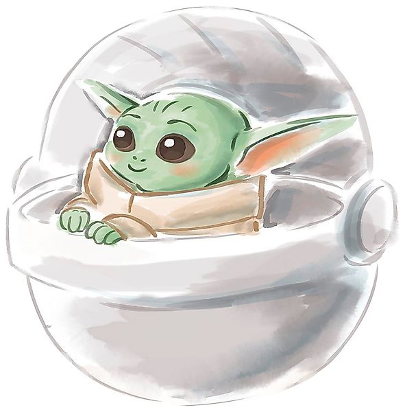 Komar Bild "Mandalorian The Child Sweet Color", Disney-Star Wars, (1 St.), günstig online kaufen