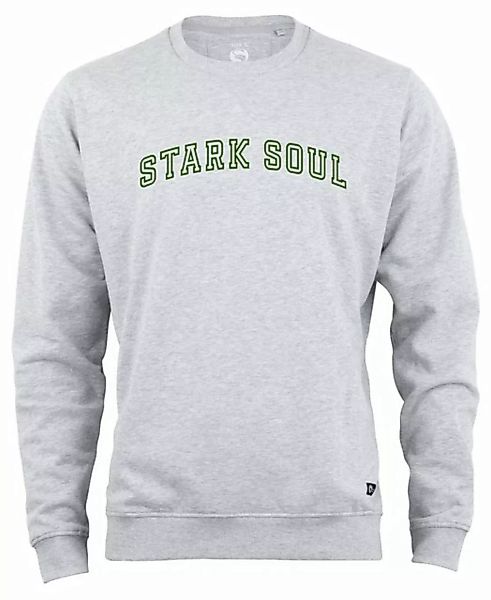 Stark Soul® Sweatshirt Stark Soul Sweatshirt "College" Rundhals-Sweater Uni günstig online kaufen