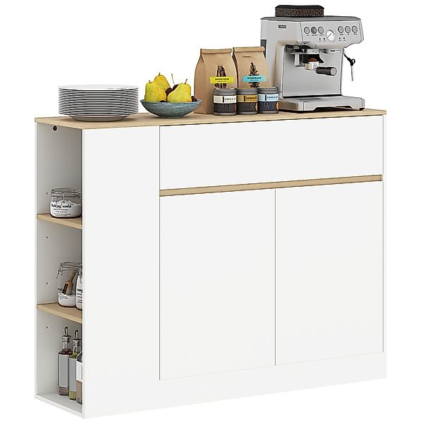 HOMCOM Sideboard mit Schublade, verstellbare Ablage, günstig online kaufen