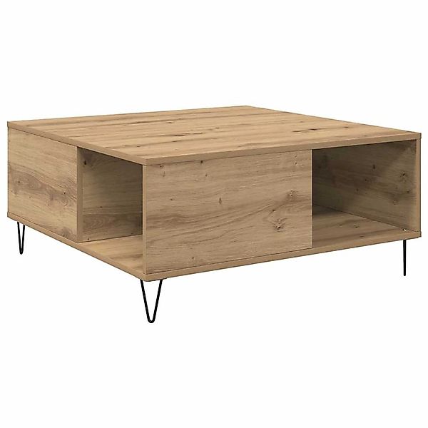 vidaXL Couchtisch Artisan-Eiche 80 x 80 x 36,5 cm Holzwerkstoff 881667 günstig online kaufen