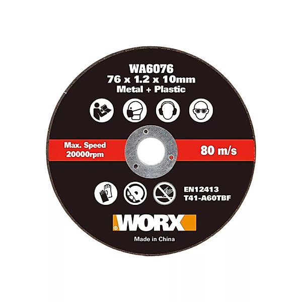 Worx Metallschneider 76 mm für Akku-Mini-Winkelschleifer günstig online kaufen