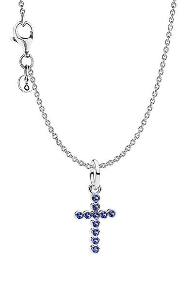 Pandora Kette mit Anhänger Silber mit Blauen en Geschenkset günstig online kaufen