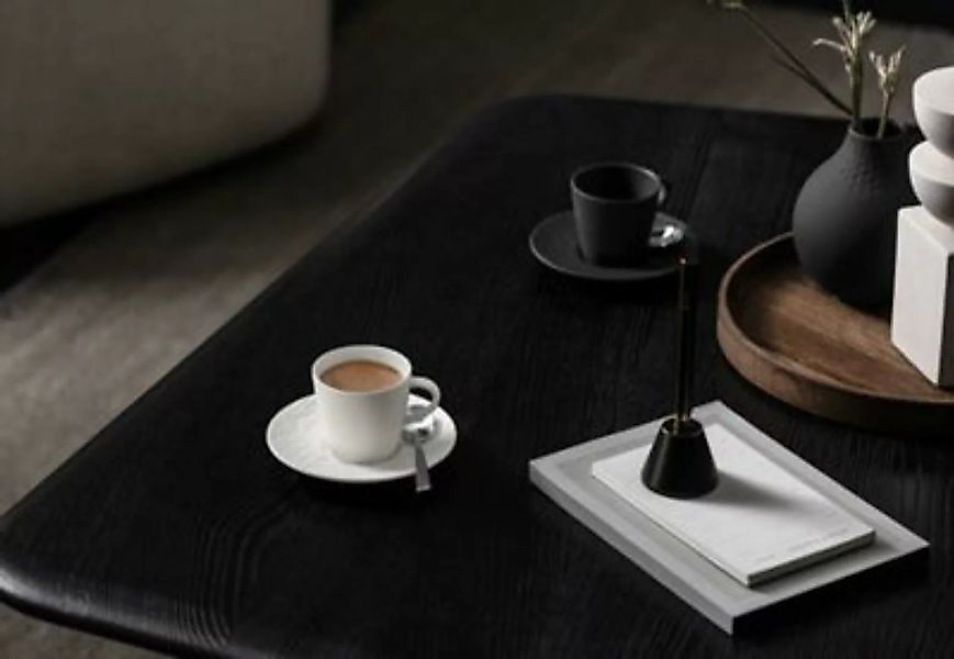 Villeroy & Boch Manufacture Rock Espressotasse weiß 60 ml 6er Set Kaffeebec günstig online kaufen