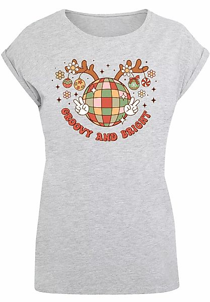 F4NT4STIC T-Shirt "Bright Weihnachten Disco Deer", Premium Qualität, Weihna günstig online kaufen