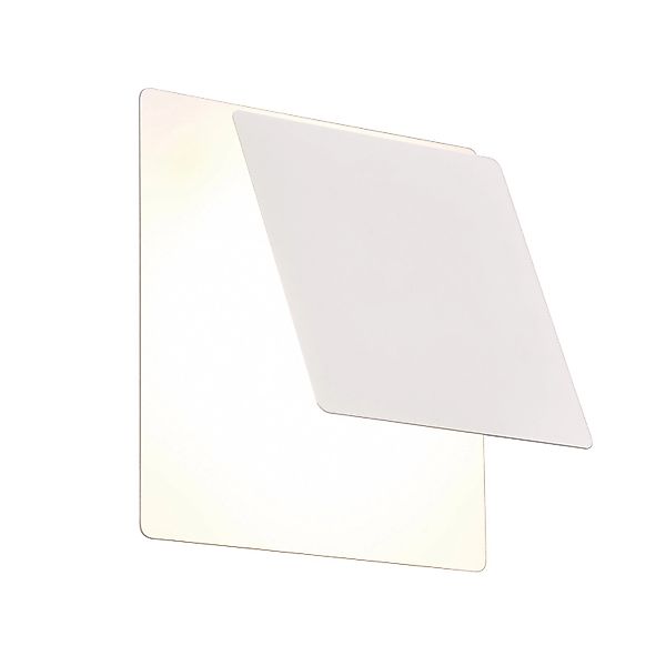 Trio LED-Wandlampe Mio Weiß matt eckig günstig online kaufen