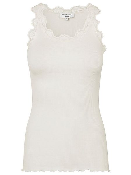 rosemunde Spitzentop Babette Silk Top Vintage-Spitzenbesatz, mit Rundhalsau günstig online kaufen