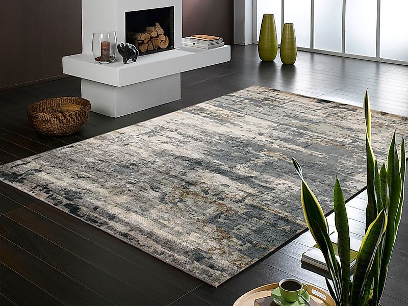 Musterring Teppich   ¦ türkis/petrol ¦ Viskose ¦ Maße (cm): B: 170 H: 1,2 T günstig online kaufen