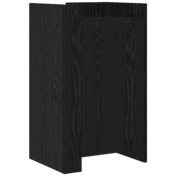 vidaXL Sideboard Schwarze Eiche 45 x 35 x 75 cm Holzwerkstoff 869176 günstig online kaufen