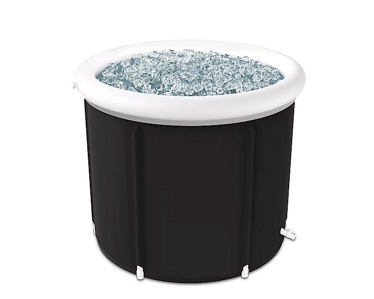 Divit Halter Eisbad aufblasbar EB14 PVC Eistonne tragbar 75 x 75 cm schwarz günstig online kaufen