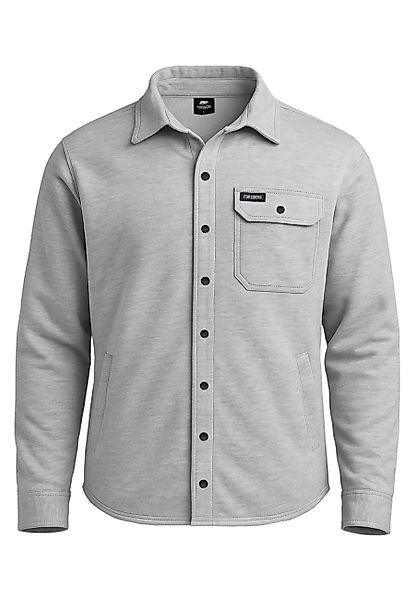 FORSBERG Langarmhemd gefüttertes Sweathemd mit Brusttasche günstig online kaufen