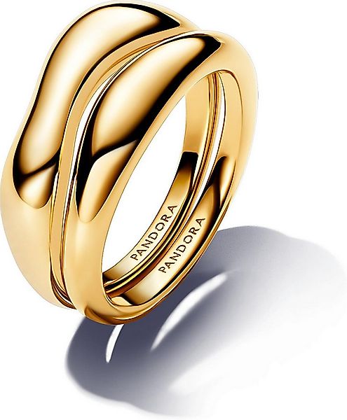 Pandora Fingerring Pandora Organisch Geformte Stacking-Ringe 163264C00 Dame günstig online kaufen