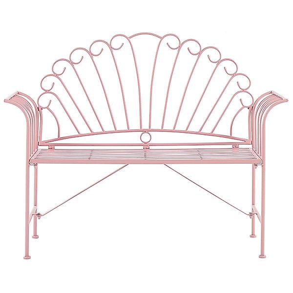 Beliani Gartenbank Rosa 46x125x97 günstig online kaufen