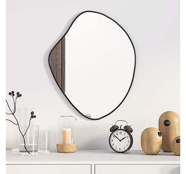 vidaXL Wandspiegel, Wandspiegel Schwarz 50x40 cm günstig online kaufen