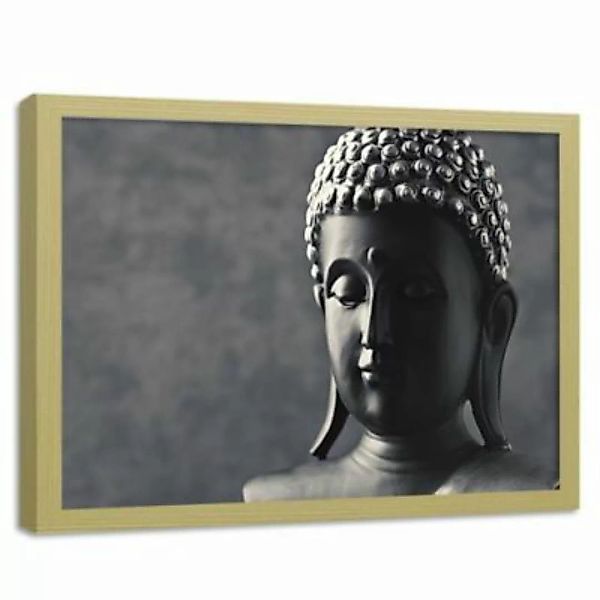 FEEBY® Kunst Buddha-Statue Leinwandbilder bunt Gr. 60 x 40 günstig online kaufen
