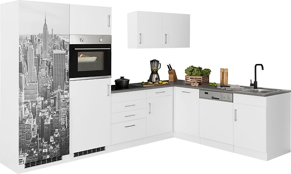 KOCHSTATION Küchenzeile »KS-Paris – Küchen mit einzigartigen Fotomotiven au günstig online kaufen