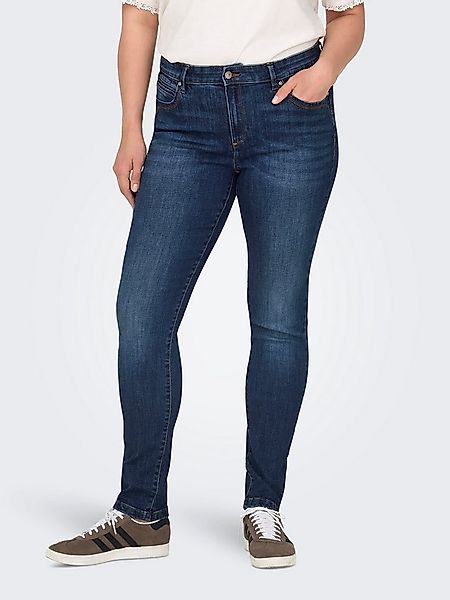 ONLY CARMAKOMA Skinny-fit-Jeans CARKARLA REG SK ANK ZIP DNM BJ581 NOOS günstig online kaufen