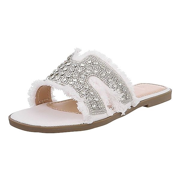 Ital-Design Funkelnde Sommer-Sandalen mit Fransen für günstig online kaufen