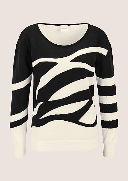 MADELEINE Longpullover "Pullover Pullover mit Intarsien-Muster" günstig online kaufen