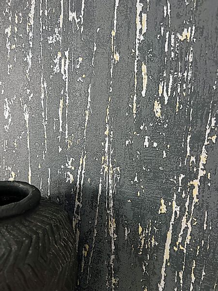 Newroom Vliestapete, Anthrazit Tapete Modern Feine günstig online kaufen