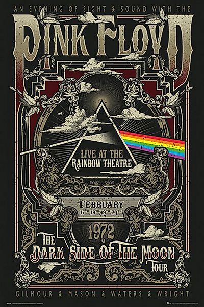 Poster Pink Floyd - Poster - Rainbow Theatre günstig online kaufen
