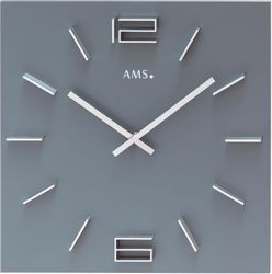 AMS Wanduhr »W9594« Quarzuhr,Holz,Wohnzimmer,Esszimmer,Küche,Arbeitszimmer, günstig online kaufen
