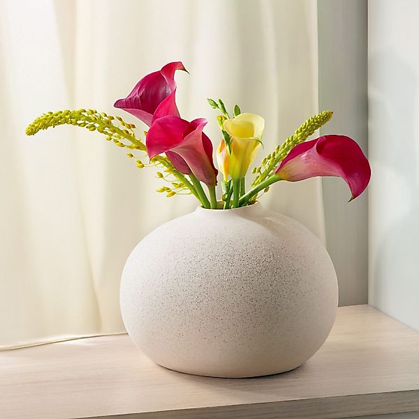 Praknu Tischvase Praknu Keramik Vase Weiß günstig online kaufen