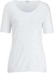 Rundhals-Shirt langem 1/2-Arm Peter Hahn weiss günstig online kaufen