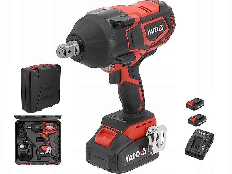 Yato Akku-Schlagschrauber Akku Schlagschrauber 18V, 2000Nm, 1/2" (1xAkku 4A günstig online kaufen