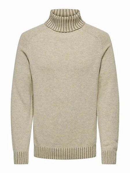 ONLY & SONS Rollkragenpullover - Wool Roll Knit Pullover von Only&Sons – Ze günstig online kaufen