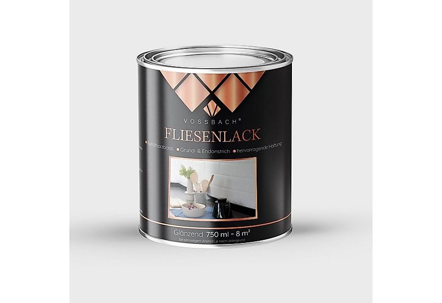 VOSSBACH Fliesenlack Premium Fliesenfarbe Decke Wand Fliesen Farbe Lack, 75 günstig online kaufen