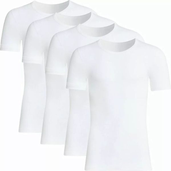 conta T-Shirt Herren-Unterhemd, 1/2 Arm 4er-Pack Feinripp Uni günstig online kaufen