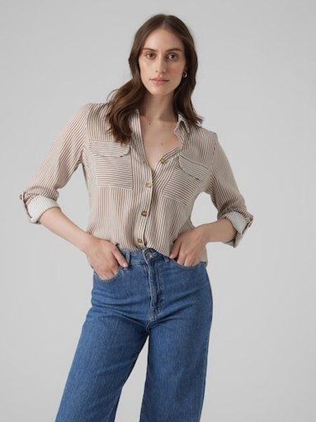 Vero Moda Hemdbluse VMBUMPY L/S SHIRT günstig online kaufen