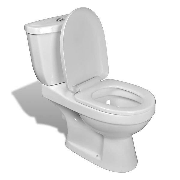 DOTMALL Tiefspül-WC KomplettSet, Abgang senkrecht, Doppelspülmechanismus günstig online kaufen