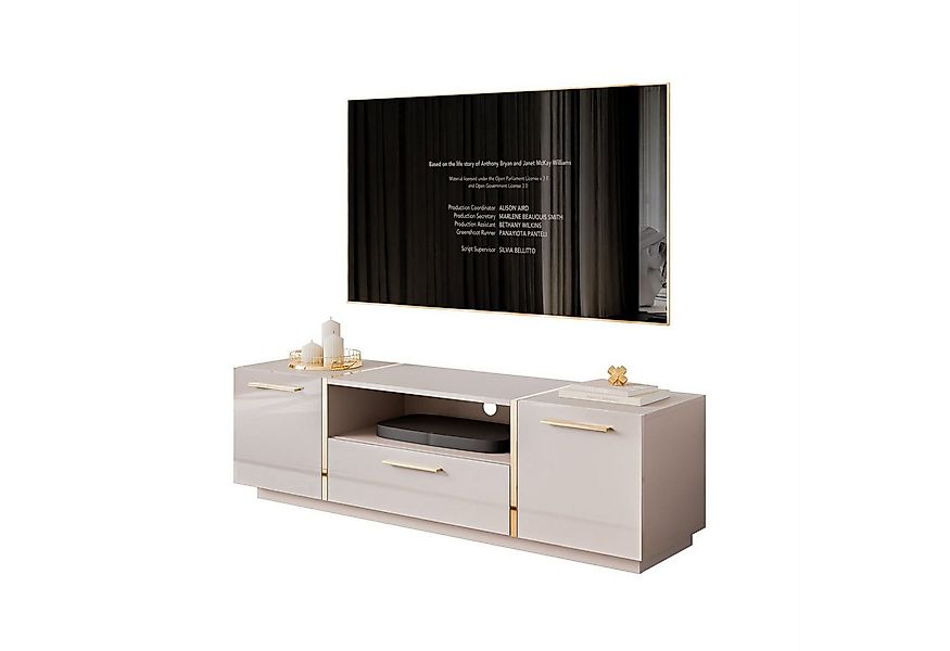Lookway TV-Schrank ONYX Kaschmir Hochglanz 158 cm günstig online kaufen