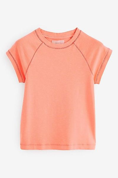 Next T-Shirt Oberteil mit kurzen Raglanärmeln, günstig online kaufen