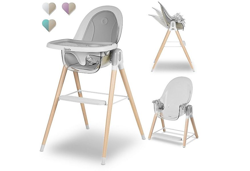 lionelo Hochstuhl Maya (Stylisch), 2in1Buchenholz günstig online kaufen