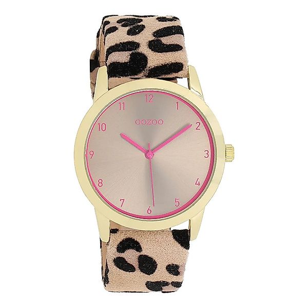 OOZOO Quarzuhr Damenuhr C11374 IP-Gold Pink günstig online kaufen