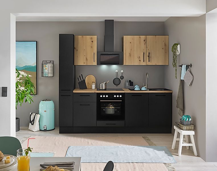 BASIC by Balculina Küchenzeile "Turin", Breite 240 cm, wahlweise mit E-Gerä günstig online kaufen