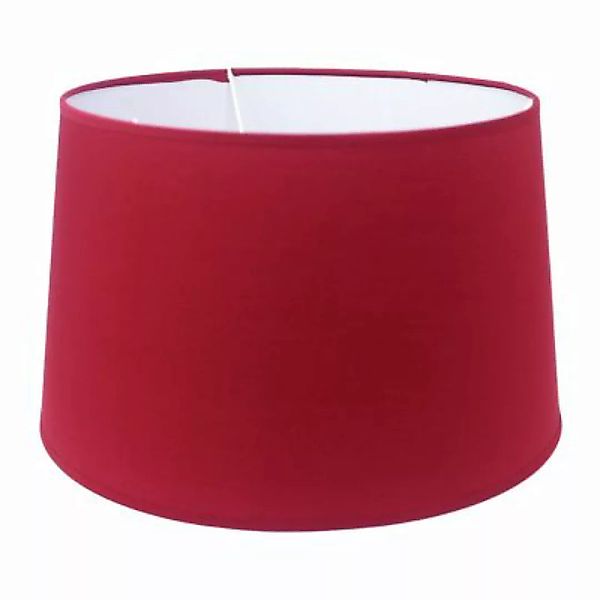 B & S Lampenschirm aus Stoff rot Ø 34 cm E14/E27 Fassungen  Erwachsene günstig online kaufen