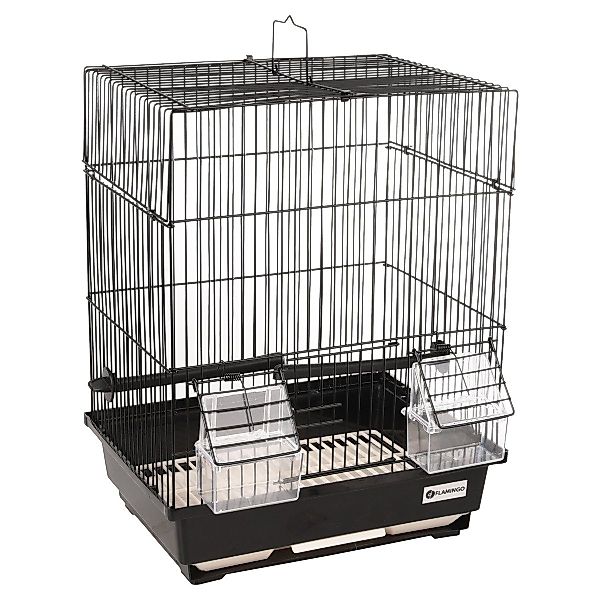 Flamingo Vogelkäfig Vogelkäfig Dolak 1 schwarz günstig online kaufen