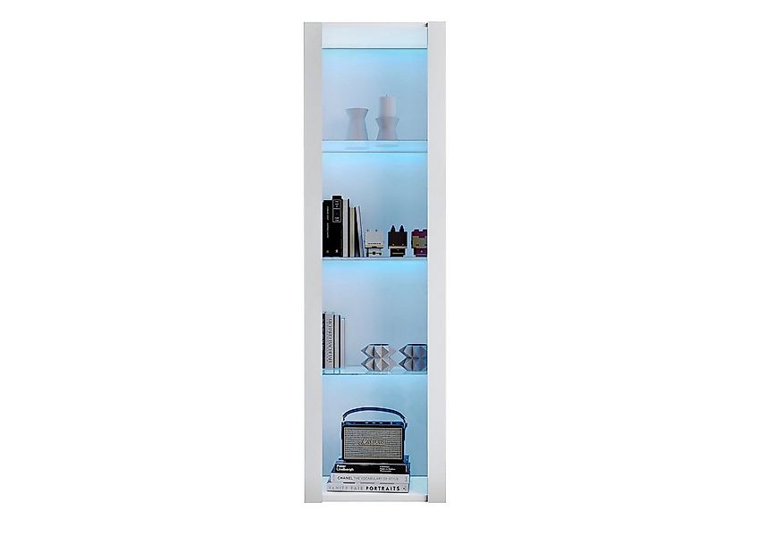 HAUSS SPOLE Vitrine Hochglanz-Hochschrank mit LED-Beleuchtung, 3 Glasfächer günstig online kaufen