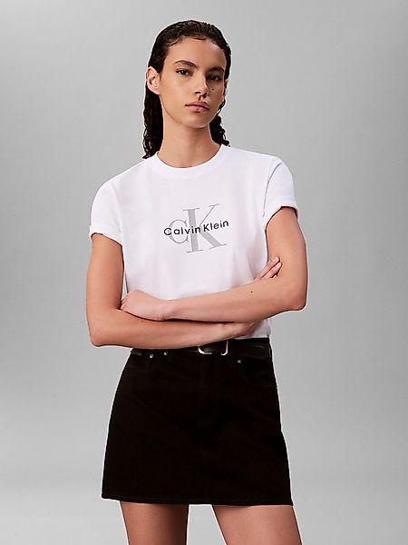 Calvin Klein Jeans T-Shirt HERO SS CLASSIC MONOLOGO CNECK T, Logoschriftzug günstig online kaufen