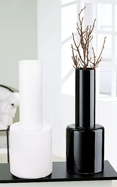 GILDE Bodenvase »Lexus«, (1 St.), Vase aus Glas, Höhe ca. 60 cm günstig online kaufen