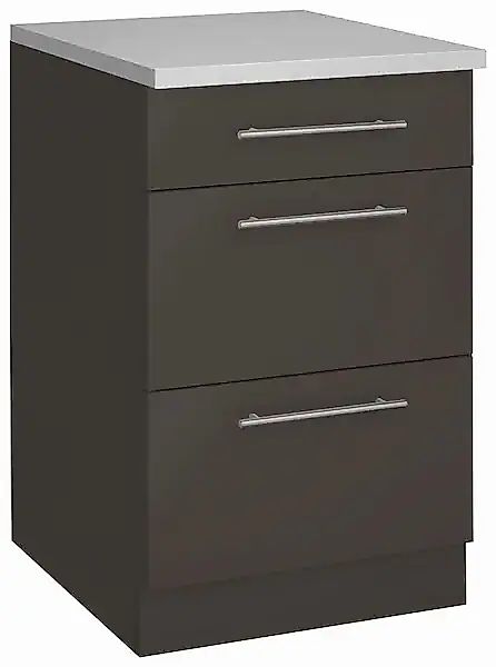 wiho Küchen Unterschrank »Cali« 50 cm breit, mit 2 großen Auszügen günstig online kaufen