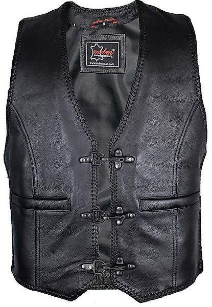MDM Lederweste Herren Biker Lederweste günstig online kaufen