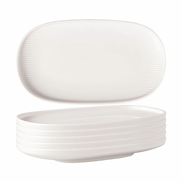 Villeroy & Boch Servierplatte "Universalplatten Afina 23 x 13 cm 6er Set we günstig online kaufen