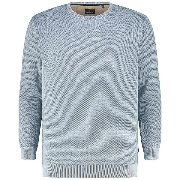 CASA MODA Strickpullover Farbe mittelblau Größe: 4XL günstig online kaufen